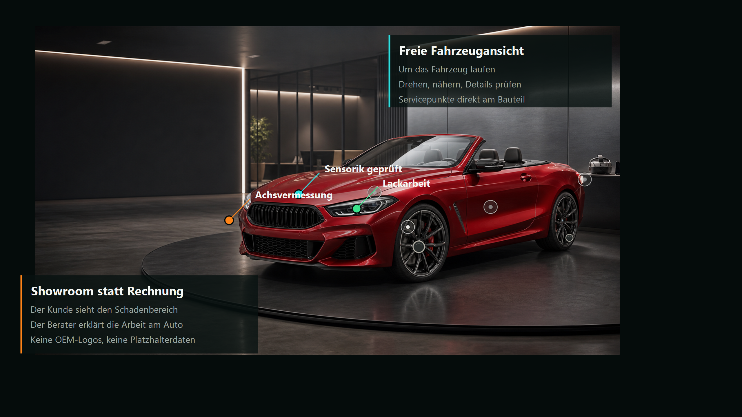 Project view of Autohaus Showroom VR