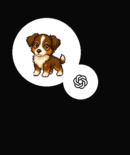 Malou shown inside the ChatGPT Android Codex Pet bubble